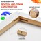 Stretched Canvas for Painting - 8x10 Inch/20 Canvas Value Pack - Triple Primer Acid Free 100% Cotton Blank Canvas for Painting Supplies Oil and Acrylic Pouring Art Watercolor